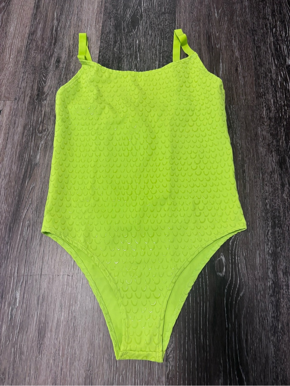 Neon lime sticky pole bodysuit